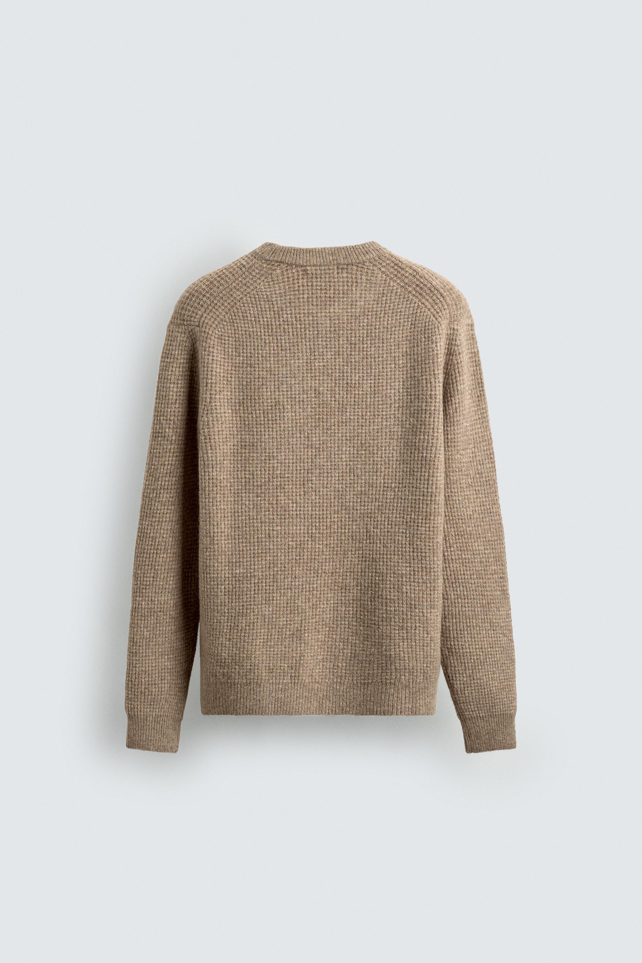 PULL COUPE DROITE STRUCTURE WAFFLE